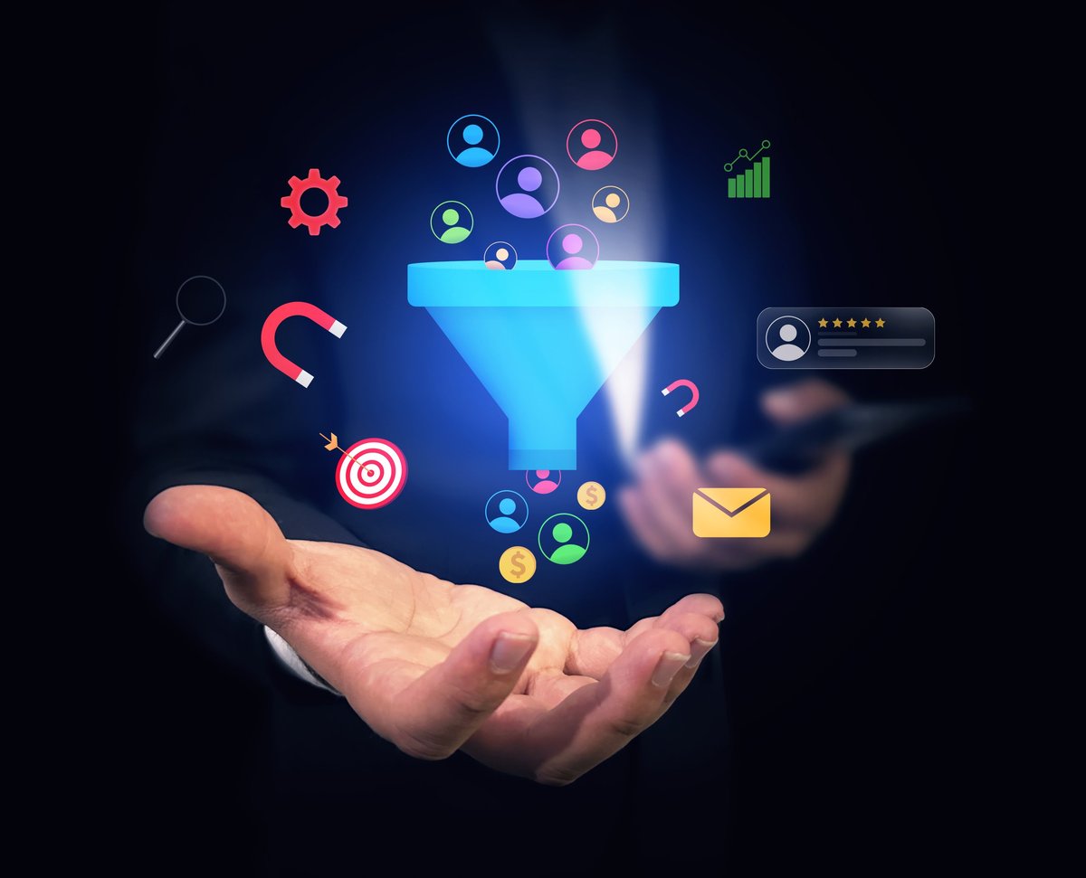 Lead generation business concept